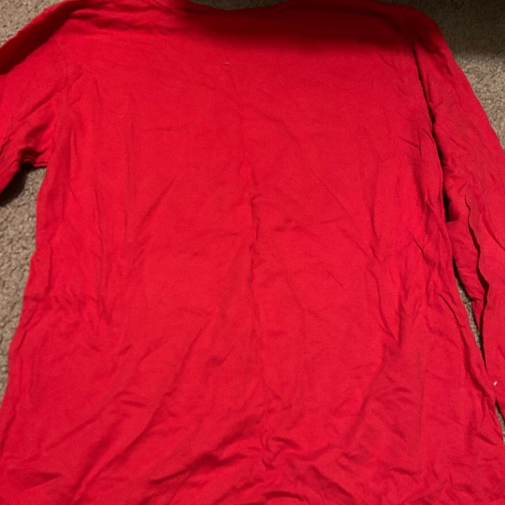 Red Lego NinjaGo Ninja Moves Are Our Thing Kids Long Sleeve Shirt Size Medium - Picture 3 of 6